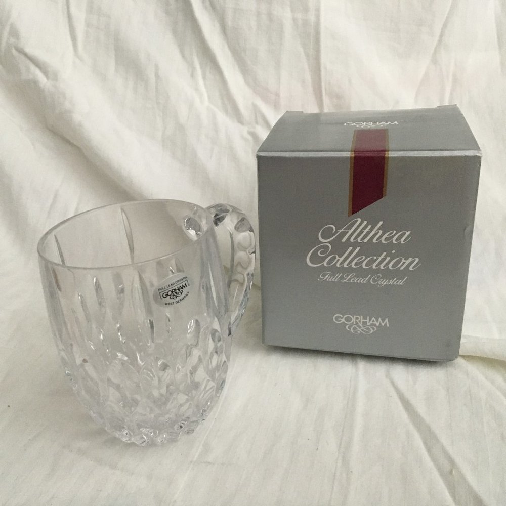 Gorham Althea Collection Lead Crystal Mug